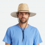 Fedora Messer Natural Straw Hat - Brixton