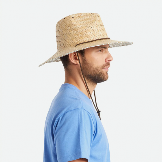 Fedora Messer Natural Straw Hat - Brixton Fedora Messer Natural Straw Hat - Brixton