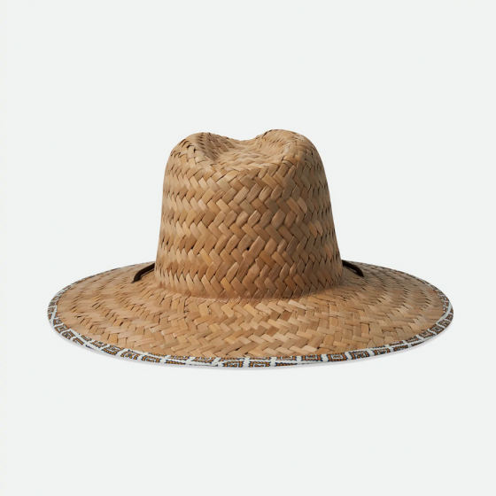 Chapeau Fedora Messer Paille Naturelle - Brixton