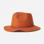 Wesley Traveller Hat Caramel Wool Felt - Brixton