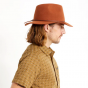 Wesley Traveller Hat Caramel Wool Felt - Brixton