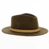 Chapeau Fedora Messer Feutre Laine Marron Desert - Brixton