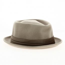 copy of Hat Porkpie Stout Wool Felt Hat Cypress - Brixton