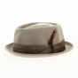 Porkpie Stout Beige Safari Hat - Brixton