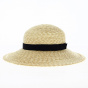 Natural Straw Coralie Summer Capeline - Traclet