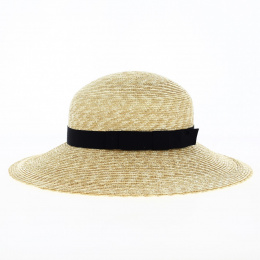 Natural Straw Coralie Summer Capeline - Traclet