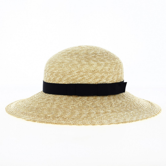 Natural Straw Coralie Summer Capeline - Traclet