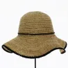 Chiara Straw Raphia Capeline - Traclet