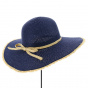 Lylio Straw Capeline Navy Blue - Traclet
