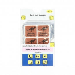 Mosquito repellent patches 6 pieces - Also Apparel