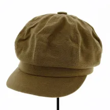 Casquette Gavroche Azora Marron clair Coton - Traclet