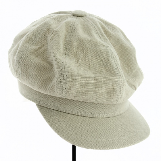 Cap Gavroche Azora Beige Cotton - Traclet