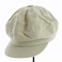 Cap Gavroche Azora Beige Cotton - Traclet