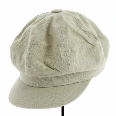 Cap Gavroche Azora Beige Cotton - Traclet