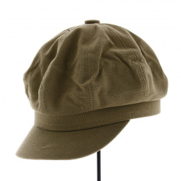 Cap Gavroche Azora Khaki Cotton - Traclet