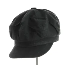 Cap Gavroche Azora Black Cotton - Traclet