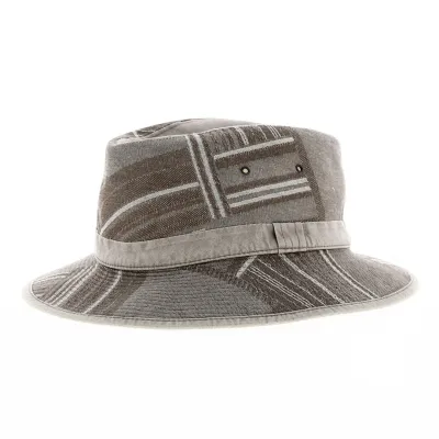 safari fantaisie gris 100 % coton - Crambes