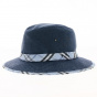 safari fancy blue 100% cotton - Crambes
