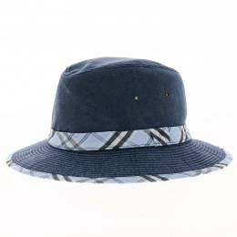 safari fancy blue 100% cotton - Crambes