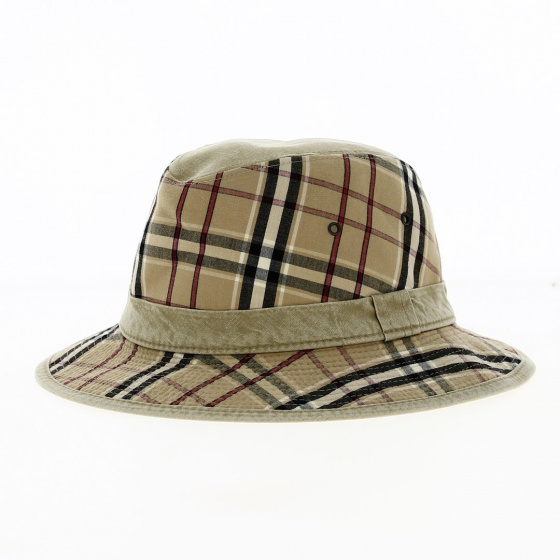 safari fancy beige stripes 100% cotton - Crambes