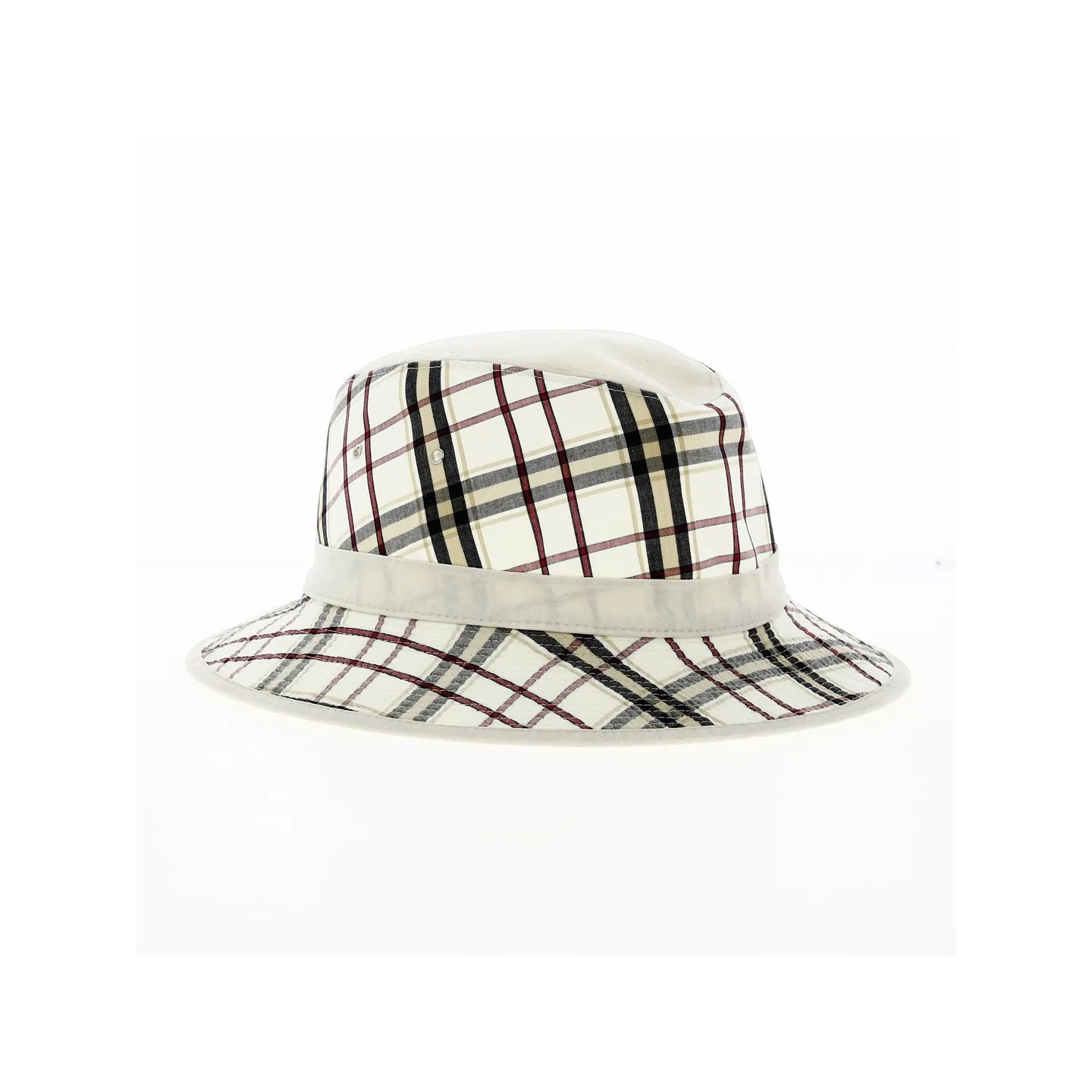 safari fancy white stripes 100% cotton - Crambes