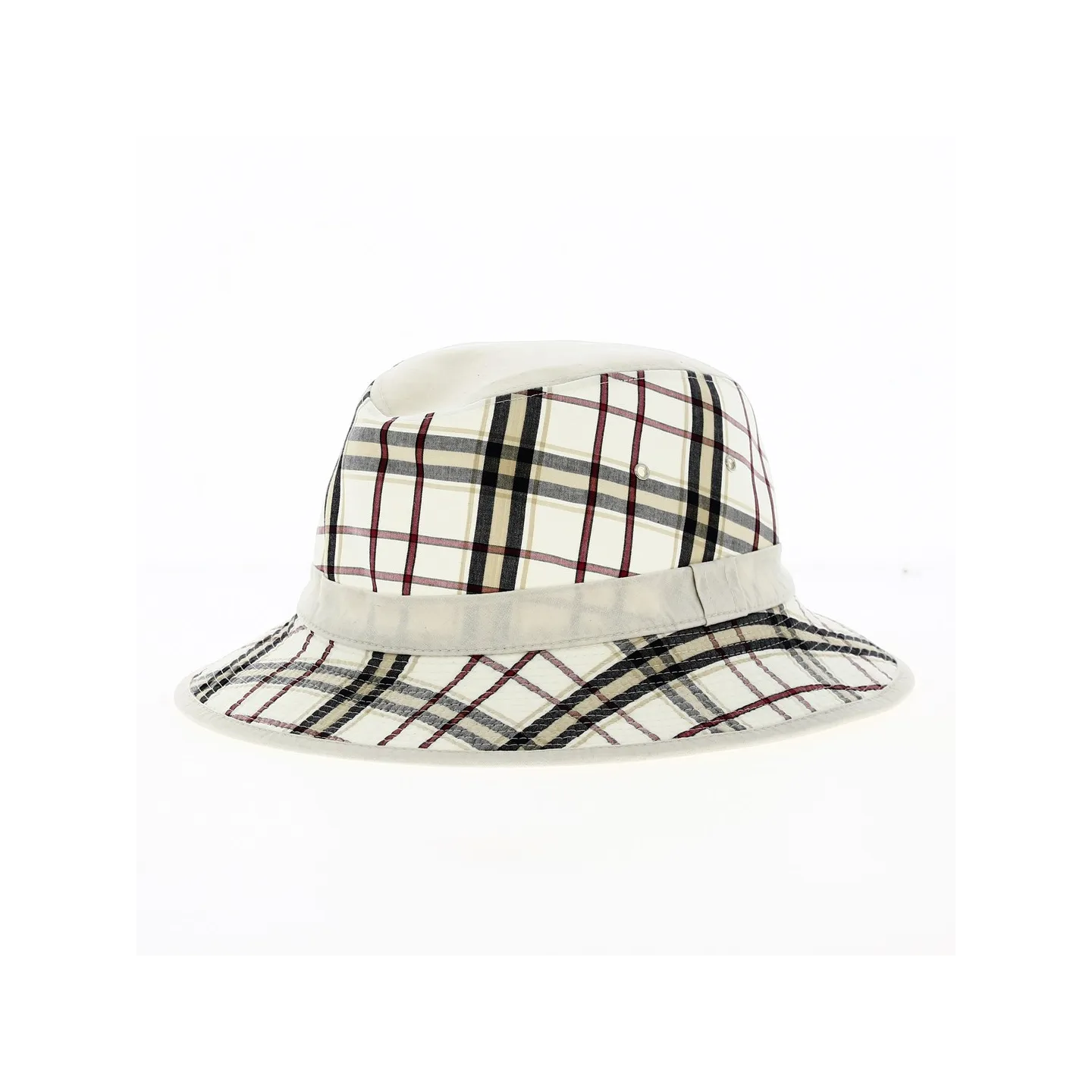 safari fancy white stripes 100% cotton - Crambes