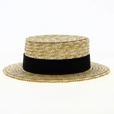 Canotier paille triple épaisseur Maurice - Traclet