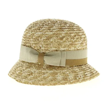 Chapeau cloche Maithe Paille Naturelle - Traclet