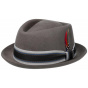 Grey Felt PorkPie/Trilby Reno Hat - Stetson