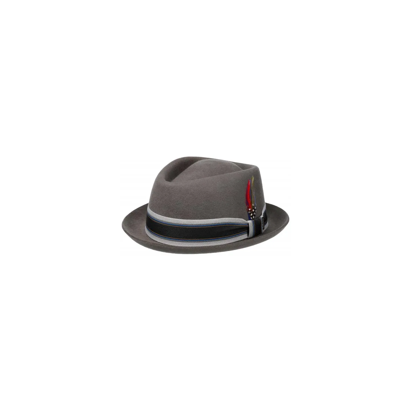 Chapeau Trilby Reno feutre Gris - Stetson  Reference : 16701| Chapellerie Traclet