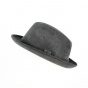 Trilby hat - Grey Alcantara