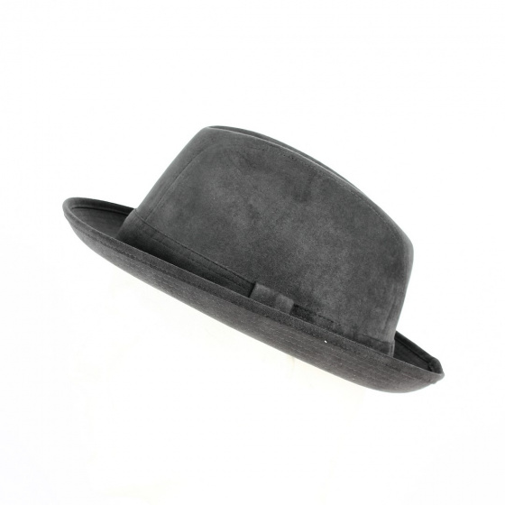 Trilby hat - Grey Alcantara Trilby hat - Grey Alcantara