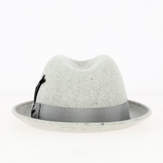 Chapeau Trilby Gris chiné - Bailey