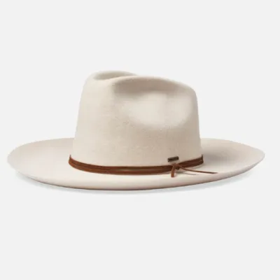 Chapeau Cowboy Sedona Feutre Laine Beige - Brixton / Ref : 16730