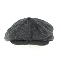 Brood Baggy Cap Black Grey - Brixton
