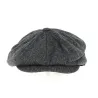 Brood Baggy Cap Black Grey - Brixton