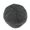 Brood Baggy Cap Black Grey - Brixton