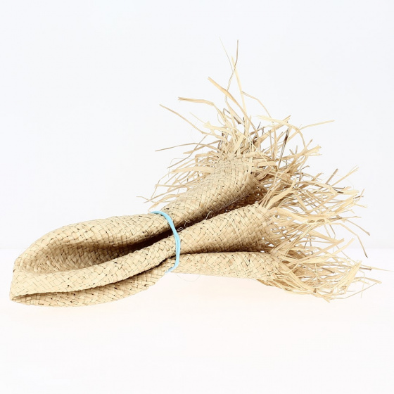 Foldable Natural Straw Capeline - Traclet