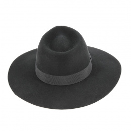 Chapeau Fedora Feutre Laine Noir - Traclet