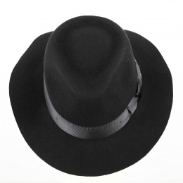 Traveller Hat Felt Wool Black Waterproof