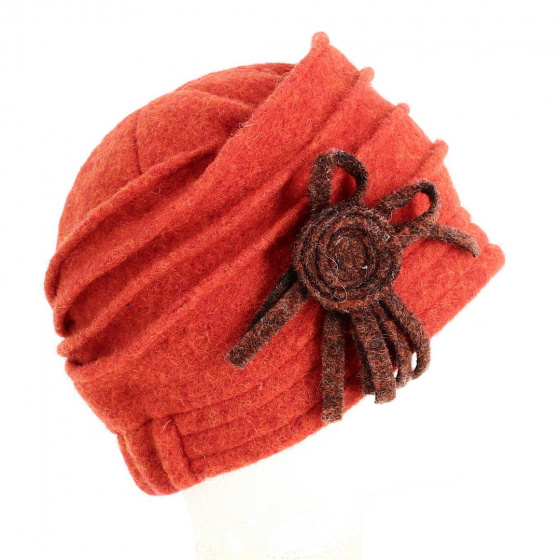 Women's Wool Beanie with bow - Traclet