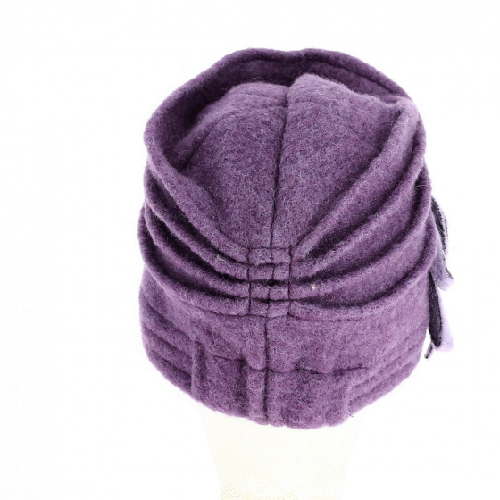 Women's Wool Beanie with bow - Traclet