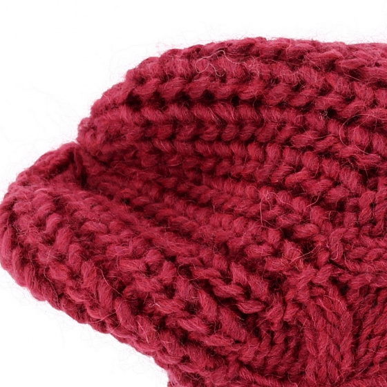 Oversized Bordeaux beanie