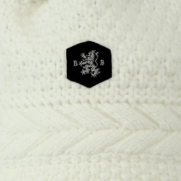 Short white beanie Opera Acrylic twist - Traclet