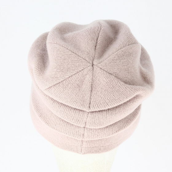 Bonnet Femme fleurs Rose - Traclet