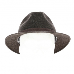 Chazelles-sur-Lyon brown traveller hat - Flechet