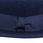 Felt wool navy boater detail