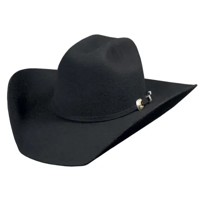 Chapeau western - Country Kingman 4X Noir  Reference : 16778| Chapellerie Traclet