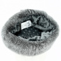 Toque Akilina Faux Fur & Fleece Lining Ice Blue - Traclet