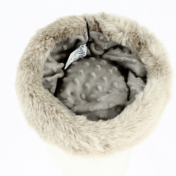 Toque Akilina Faux Fur & Beige Fleece Lining - Traclet